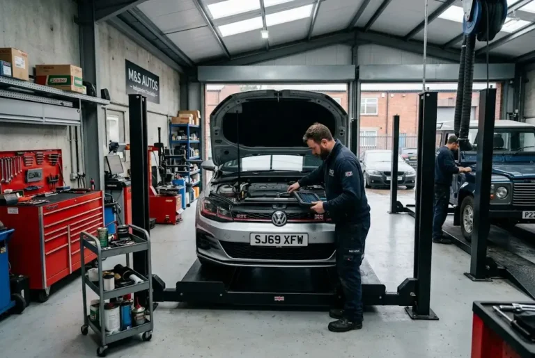 Auto Services in British Life: A Motoring Guide Auto services supporting British motorists in a professional UK garage